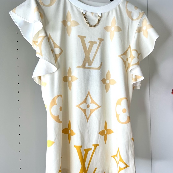 Louis Vuitton Ruffled sleeve T-shirt by the pool collection XS - Picture 3 of 9